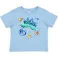 thumbnail image 3 of Inktastic Stegosaurus Space Dinosaur with Stars and Planet Boys or Girls Baby T-Shirt, 3 of 5