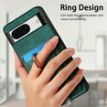 thumbnail image 4 of Nalacover 2-in-1 Magnetic Case for Google Pixel 8, Back Wallet Case with Detachable Card Holder Ring Holder Stand Phone Cover for Google Pixel 8, Vintage PU Leather Shockproof Case - Green, 4 of 10