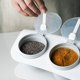 thumbnail image 5 of Suministros de cocina simples, olla para condimentos para el hogar, caja de condimentos creativa de tres combinaciones, juego de ollas para condimentos de plástico, botella de condimento blanca, 5 of 5