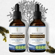 Secrets Of The Tribe Bladderwrack Tincture Dietary Supplement, Natural Herbal Extract for Thyroid Function Support, Bladderwrack (Fucus vesiculosus) Dried Plant, Alcohol-Free Extract, Drops 2x4 oz