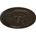 thumbnail image 3 of Ekena Millwork 11 1/2"OD x 1"P Palmetto Ceiling Medallion, Hand-Painted Stone Hearth Crackle, 3 of 7