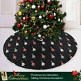 thumbnail image 6 of FMSHPON Valentines Mother's Day Hearts Xmas Christmas Tree Skirt Stand Mat for Holiday Party Decoration Indoor Outdoor 36 inches, 6 of 6