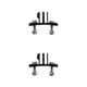 thumbnail image 1 of Soporte de montaje Inteprter para cámara paracaidismo casco aleación de aluminio Negro 2Conjunto, 1 of 6