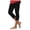 Black, variant on felwors High Waisted Polka Dot Print Capri Leggings Retro Vintage Stretchy Cropped Yoga Pants for Women Casual Summer Pink for Size S