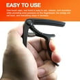 thumbnail image 2 of 2PC Guitar Capo, 2in1 Zinc Metal Capo for Acoustic and Electric Guitars, Ukulele, Mandolin, Banjo, Guitar Accessories, 2 of 9