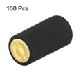 thumbnail image 3 of Uxcell 100 Pack Heat Shrink Wine Bottle Caps, 1.26" Wine Shrink Wrap Sleeves Cap, Black, 3 of 6