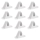 thumbnail image 5 of 10 pies de valla antideslizantes para perros, soporte para puerta de interior, puerta triangular para perros blanco, 5 of 9