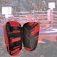 thumbnail image 2 of Manoplas de boxeo Leipupa, guantes de enfoque curvos, escudo de cuero para entrenamiento de patadas y golpes rojo, 2 of 9