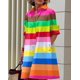 thumbnail image 2 of Vestido Zhyaj Fashion de lunares a media pierna de manga larga para mujer 2025, 2 of 6