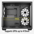 thumbnail image 2 of Gabinete AEROCOOL Dryft V2 Negro RGB ATX S/Fuente Cristal, 2 of 4