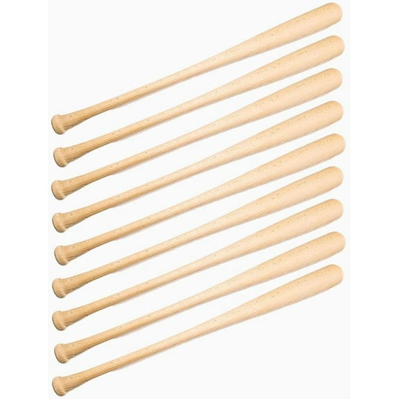 9-Pack of Craft Quality Wooden Blem Baseball Bat