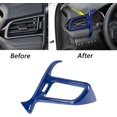 thumbnail image 3 of Xotic Tech Dashboard Air Vent AC Outlet Cover Trim Left Driver Side, Blue, Compatible with Camry 2018-2024, 3 of 9