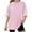 Pink, variant on Lmnyox Boys Girls Summer T Shirt Oversized Short Sleeve Crew Neck Basic Tee Teens Kids Casual Shirts