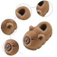 thumbnail image 5 of yocbz Girls Slippers Cute Kids Slippers for Girls Boys Soft Non-Slip Toddler House Slippers Little kids Indoor Outdoor Brown,Size for US 13.5, 5 of 9