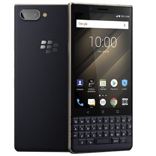 BlackBerry KEY2 LE BBE100-4 Dual-SIM 64GB QWERTY Keypad (No CDMA, GSM only) Factory Unlocked 4G/LTE Smartphone - Champagne/Gold