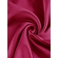 thumbnail image 5 of INSPIRE CHIC Women's Valentines Day Satin Slip Dress Lingerie V Neck Spaghetti Strap Lace Mini Nightgown S Hot Pink, 5 of 6