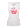 thumbnail image 2 of Women's Levelwear White St. Louis Cardinals Macy Spring Training Badge Bold Tank Top, 2 of 3