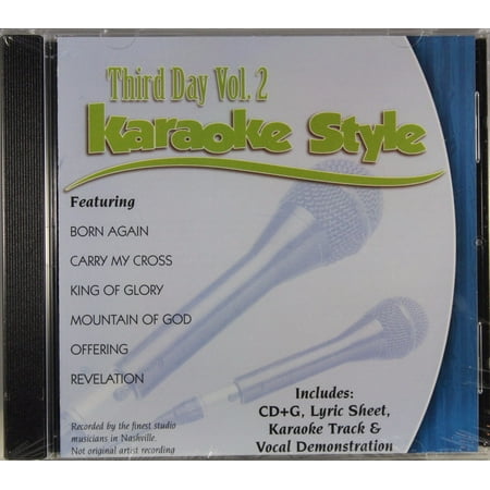 Third Day Volume 2 Daywind Christian Karaoke Style NEW CD+G 6 Songs
