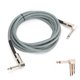 thumbnail image 1 of Cable de Guitarra, 6,35 mm T RS Cable de Instrumento Cable de Guitarra de Ángulo Recto de 90 Grados Cable de Interconexio de Audio Estéreo Conector Macho Cable de, 1 of 7