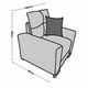 thumbnail image 4 of Sillon EL BAZAR STORE Suecia Lino Negro 1 plaza Modular Moderno, 4 of 4