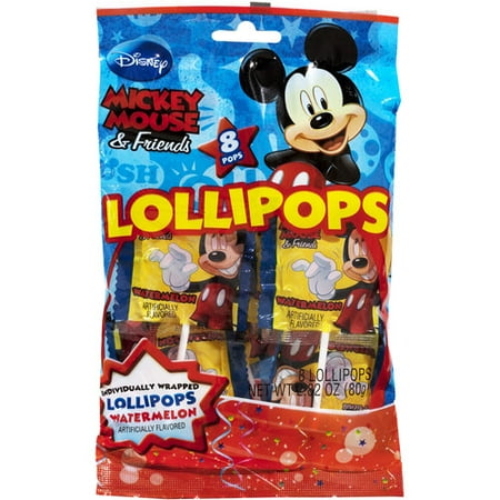Frankford Mickey Mouse 8-ct Party Lollipops