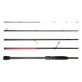 thumbnail image 6 of NFTIGB 5 Sections Fishing Pole Ultralight Spinning Travel Rod Carbon Fiber with Storage Bag, Medium Power, Moderate Fast Action, Portable Gear for Freshwater and Saltwater Angling, 7.5ft / 2.29m, 6 of 8