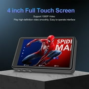 48GB Mp3 Player with Bluetooth, 4.0 Touchscreen Music Player with Speaker, Portable HiFi Sound MP4 MP3 Player with Earphones, Voice Recorder, E-book, Picture, Up to 256 GB, Black