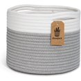 thumbnail image 1 of Small Basket - Cotton Rope Basket Woven Basket for Keys Sunglasses Toy Basket Wallet by Front Door Small Storage Bin for Remote Controls on Nightstand Fruit Basket in Kitchen, 9.4"Dx7.1"H, 1 of 8