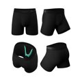 thumbnail image 5 of Boxer bóxer con soporte Ball Hammock y bolsa para hombres en negro, 5 of 5