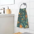 thumbnail image 5 of Enchanted Forest Stripes Lines Bath Towel 100% Cotton Soft Thick High Absorbency Hand Face Towel Single Pack 16x28in, 5 of 7