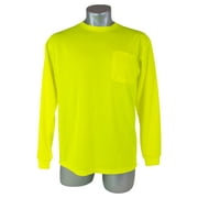High Visibility Yellow Safety Long Sleeve Shirt Safety-shirt-size: 2XL