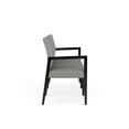 thumbnail image 3 of Pemberly Row Waiting Reception 3 Seat Tandem Seating No Center Arms in Gray, 3 of 5