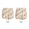 thumbnail image 5 of Lsque Cute Dog Printed Women's Running Shorts with Liner Pockets,Elastic Quick Dry Workout Athletic Gym Yoga Shorts,Womens High Waist Shorts-XX-Large, 5 of 9
