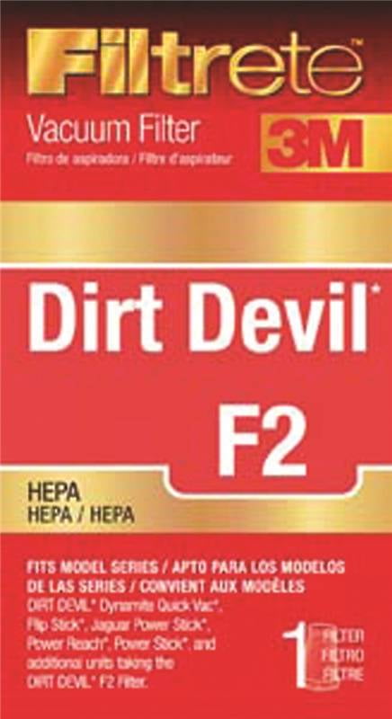 Filtrete 3M Dirt Devil F2 Vacuum Filter HEPA for sale online 