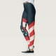 thumbnail image 5 of Gibobby Leggings Mujer Día la Independencia para las mujeres 4 julio Leggings estampados Pantalones cintura alta Correr Pilates Gimnasio Pantalones yoga Medias Compresión Yoga Correr（Azul marino， XL), 5 of 5