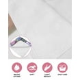 thumbnail image 6 of Purple Flowers Kitchen Dish Towels for Drying Dishes Set of 2, Weeping Spring Floral Truck Butterfly Checkered Waffle Weave Microfiber Hand Tea Bathroom Towels Quick Dry & Absorbent Towel 12x12, 6 of 7