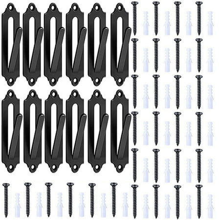 

European Mount Skull Hanger | 12pcs Skull Mount Hanger With Screw | Elk Skull Hooker Deer Antelope Skull Hanging And Mounting Easy Installation For Home Decor Indoor And Outdoor Use