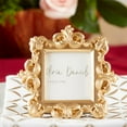 thumbnail image 4 of Kate Aspen Gold Baroque Royale Place Card & Photo Frame Set - 6 Count Decorative Wedding Registry Holders, 4 of 6
