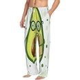 thumbnail image 2 of Bingfone Avocado With Glasses Mens All Over Print Sleep Pajama Pants-Medium, 2 of 9