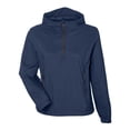 thumbnail image 4 of North End NE810W Women's Aura Lightweight Packable Anorak-Classic Navy/ Carbon-3XL, 4 of 6