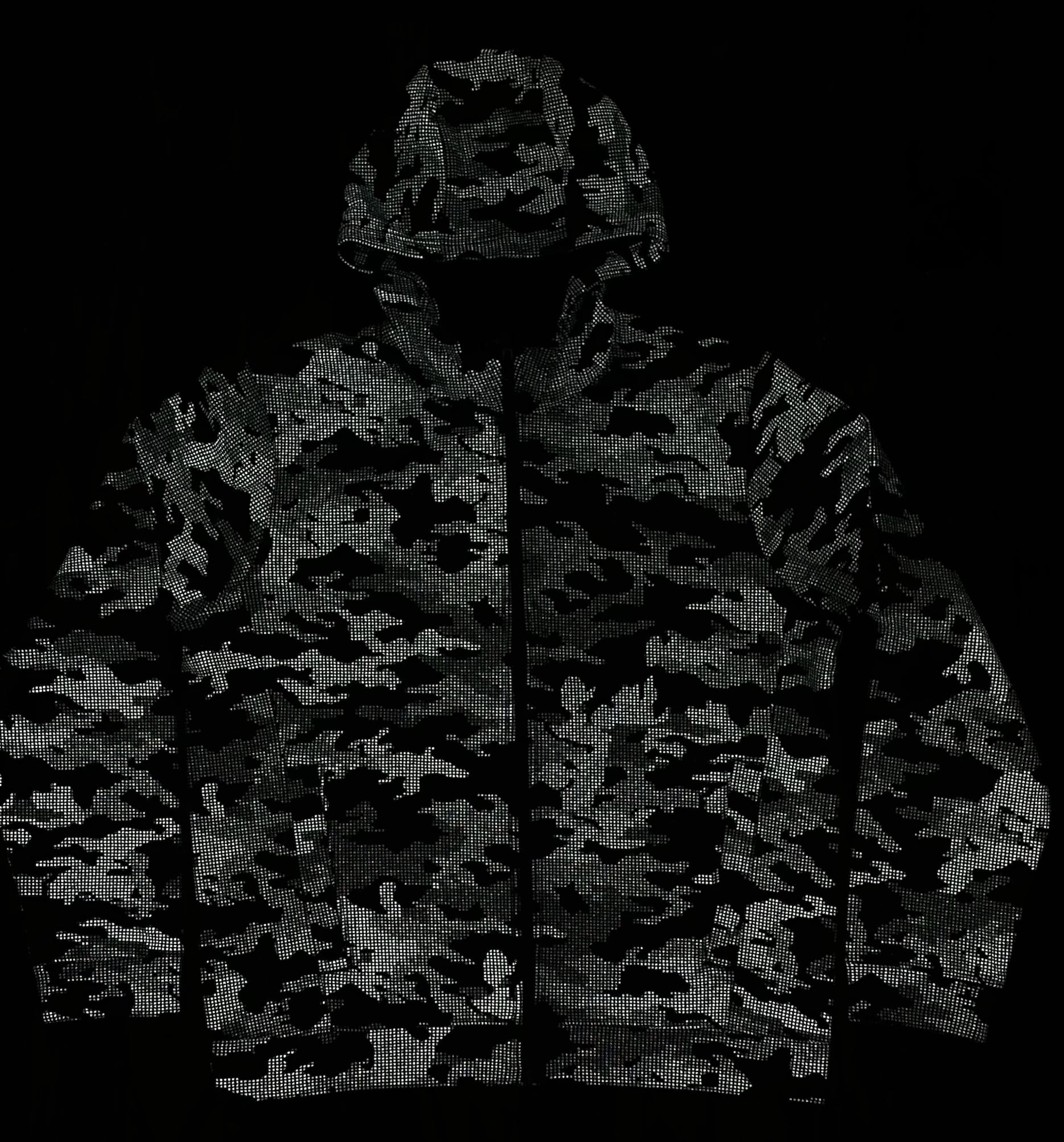 Athletic Works Men's and Big Men's Reflective Hoodie, Sizes S-3XL