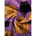 thumbnail image 5 of Caoirhny Women Halloween Hoodie, Long Sleeve Crew Neck Pumpkin/Cat Print Pullover Sweatshirt Fall Tops, 5 of 6