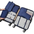 thumbnail image 3 of Packing Cubes 9 Set, Travel Packing Organizers with Large Toiletries Bag for Clothes Shoes, Navy Blue, 3 of 7