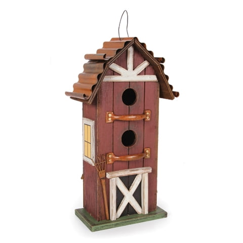 Wooden Birdhouse Barn 8.25 x 15 Inches by Darice