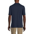 thumbnail image 2 of Lands' End Essentials Men's Long Sleeve All Day Comfort Polo Shirt - 100% Cotton Won't Shrink Pill Fade, 2 of 3