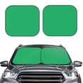 thumbnail image 6 of Lsque Forestgreen 2 PCS Windshield Sun Shade | CarFoldable Window Covers | Car Accessories Reflect UV for Universal Cars SUV Truck | Small, 6 of 7