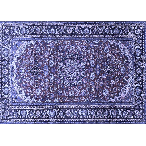 Ahgly Company Indoor Rectangle Persian Blue Traditional Area Rugs, 6' x 9'