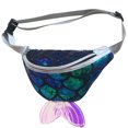 thumbnail image 2 of Bangcool Femmes Sac Poitrine Mode Paillettes Queue Sac Banane Sac Bandoulière, 2 of 3