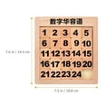 thumbnail image 4 of PENGXIANG 3 Sets Wooden Digital  Road Wood Number Slide Puzzle Child Number Slide Toys, 4 of 5