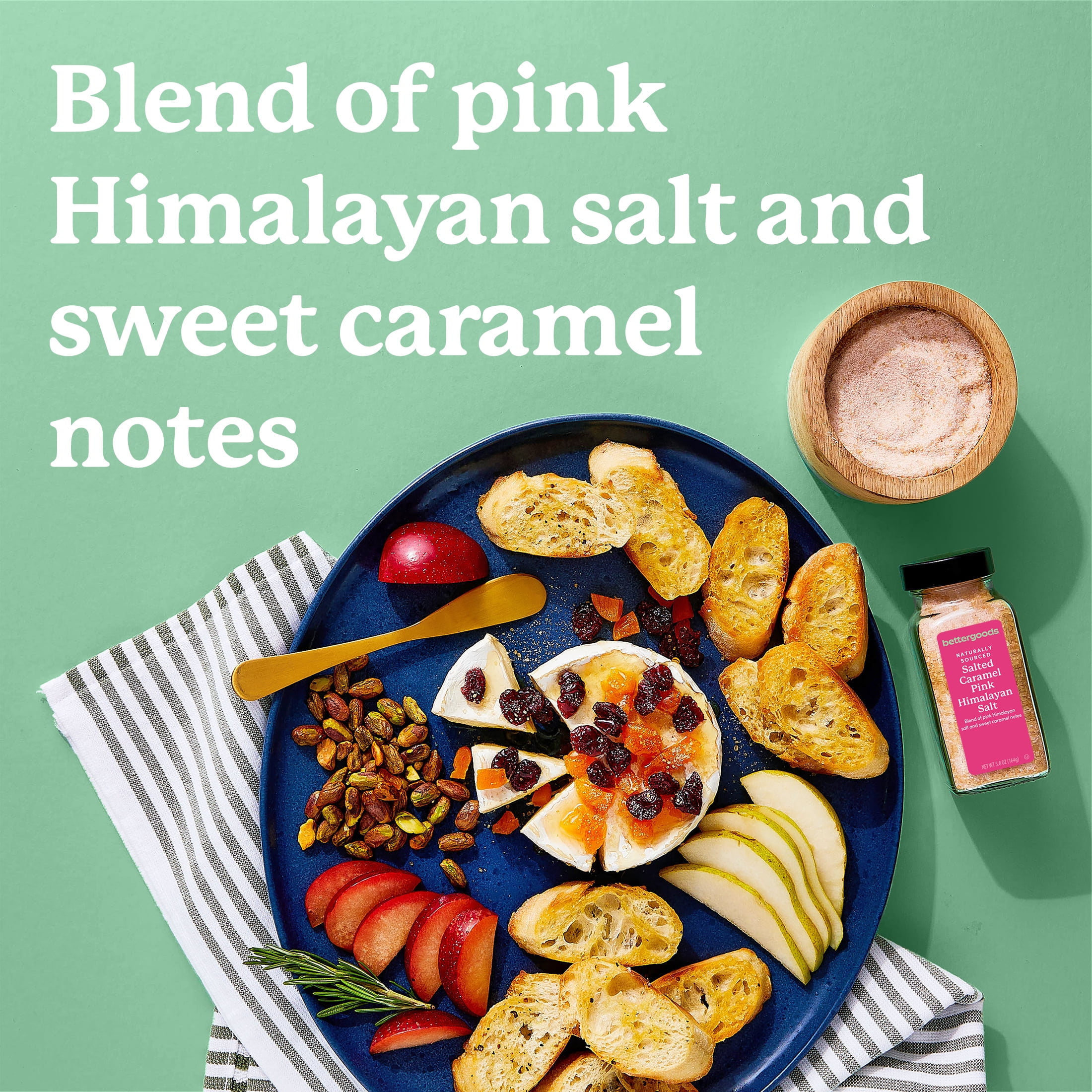 (2 pack) bettergoods Salted Caramel Pink Himalayan Salt, 5.8 oz